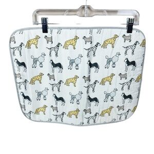 Envogue Set of 4 Dog Theme Cloth Fabric Dinner Placemats